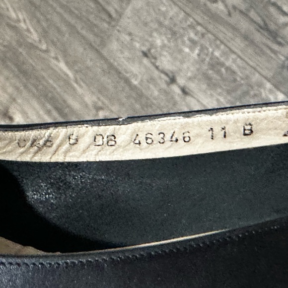 Vintage Salvatore Ferragamo Boutique Black Ballet Pumps - Picture 6 of 7